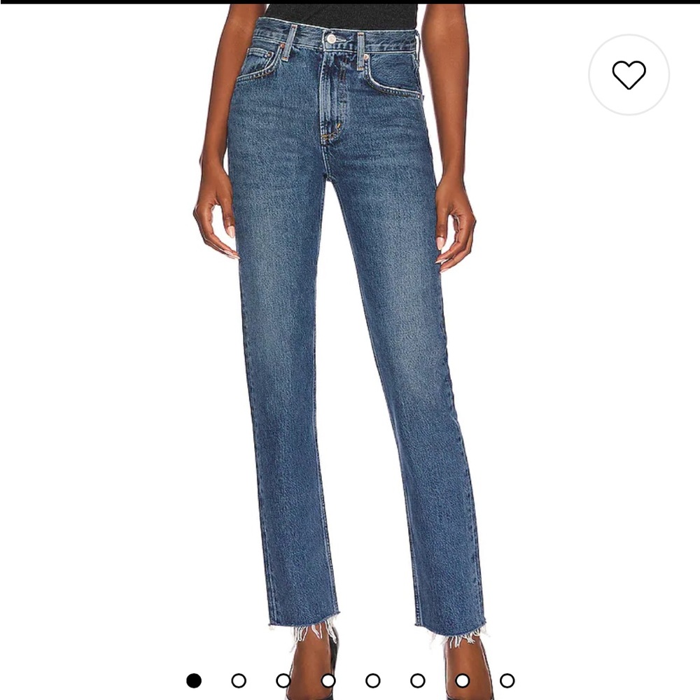 AGOLDE Cherie High Rise Straight in Range Sz 24 (WORN ONCE)